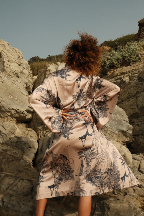 Silk Kimono Jungle