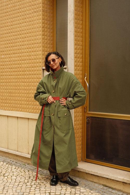 Двосторонній тренч Heritage Polka Dot