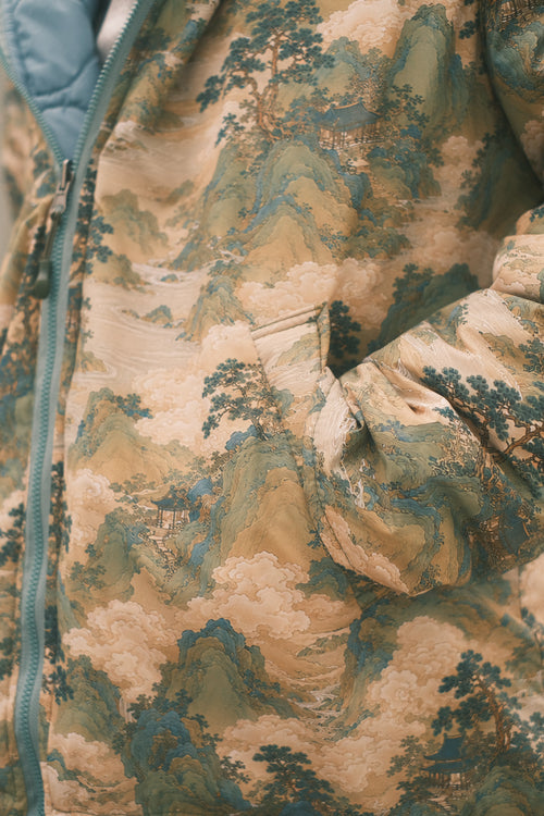 Reversible Jade Horizon Jacket