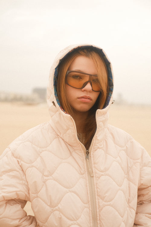 Reversible Blue Pagoda jacket