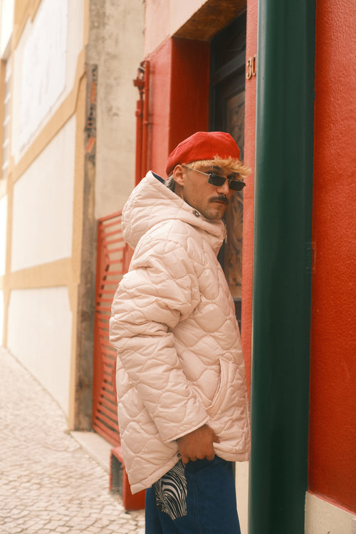 Reversible Blue Pagoda jacket
