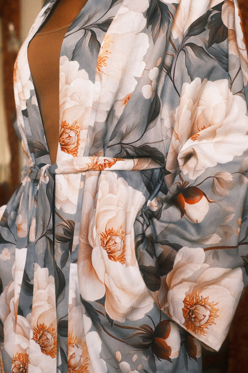 Двостороннє кімоно Misty Peony
