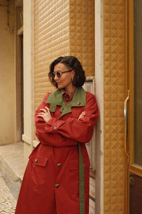 Двосторонній тренч Heritage Polka Dot