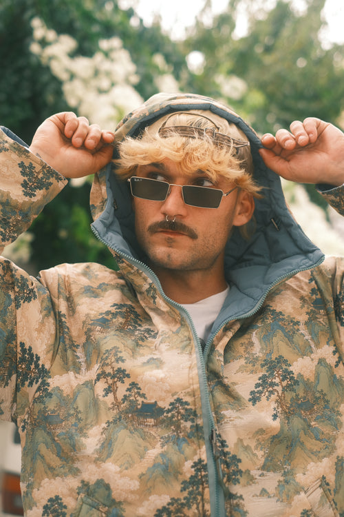 Reversible Jade Horizon Jacket
