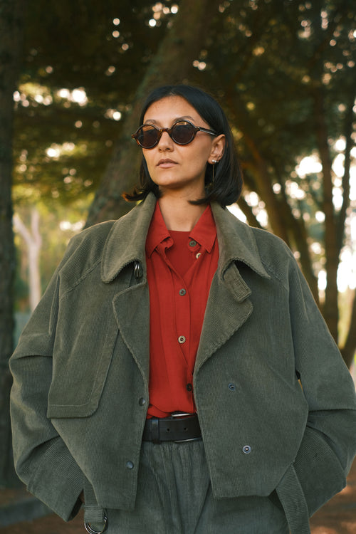 Velvet Khaki jacket
