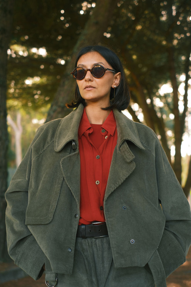 Velvet Khaki jacket