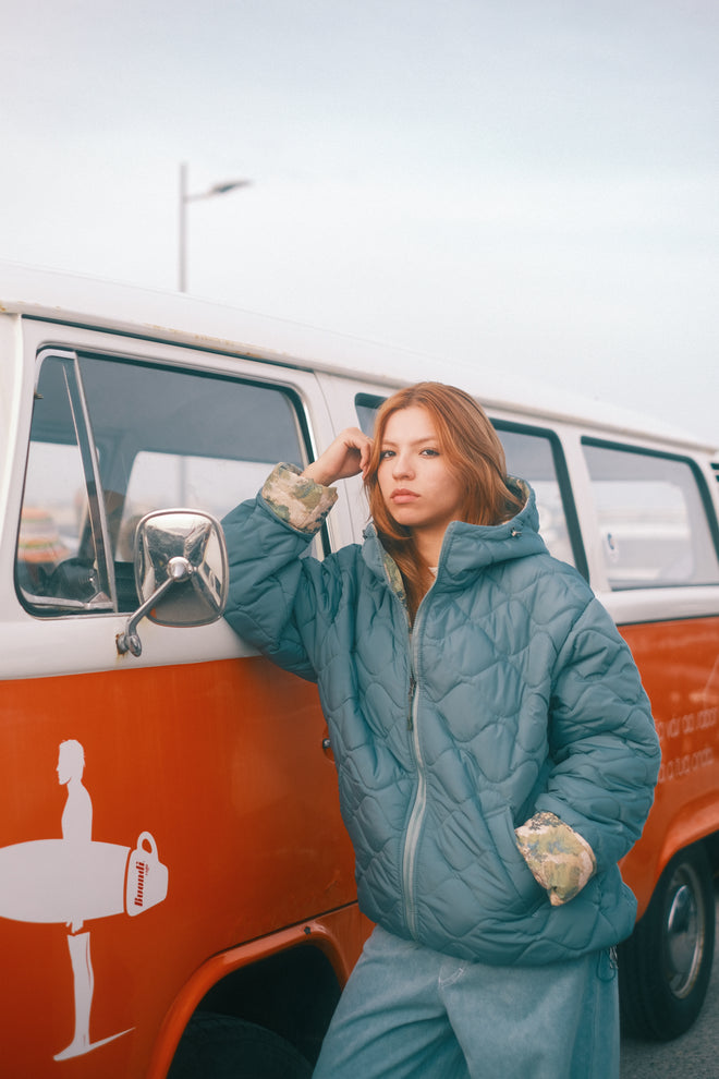 Reversible Jade Horizon Jacket
