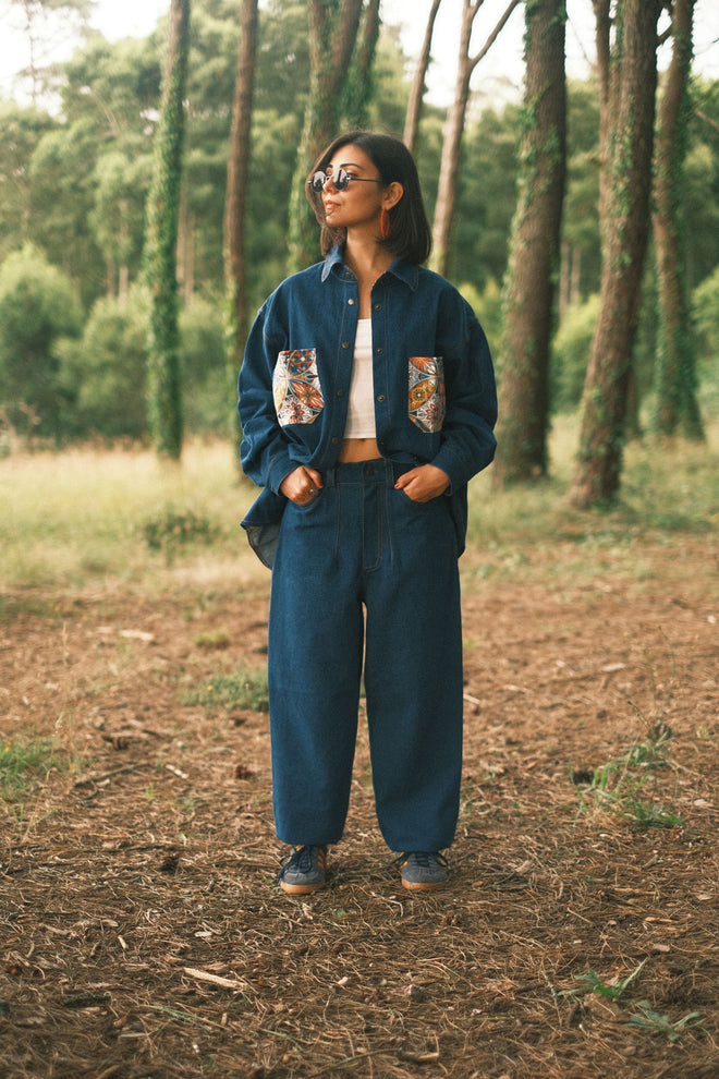 Джинси Pattern Dark Blue