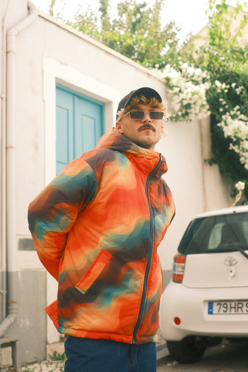 Reversible Sunset Mirage jacket