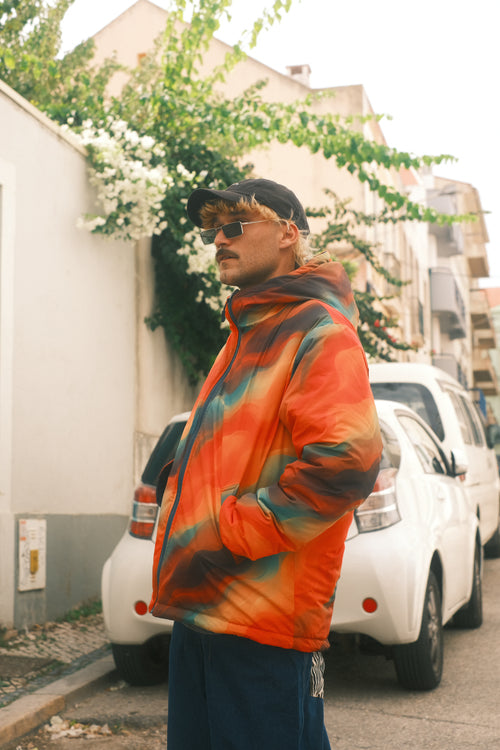 Reversible Sunset Mirage jacket