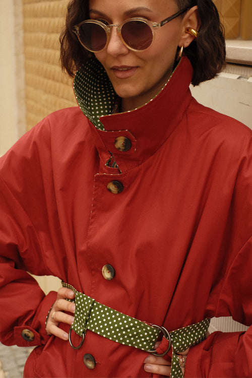 Двосторонній тренч Heritage Polka Dot