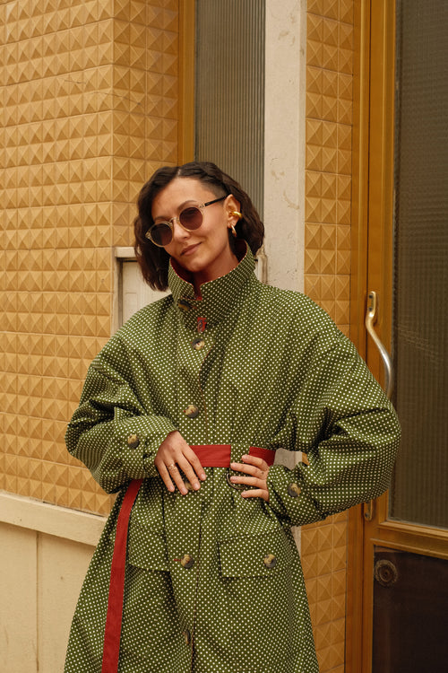 Двосторонній тренч Heritage Polka Dot