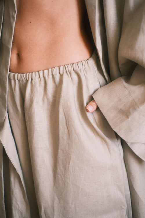 Linen Pants Quiet Fields