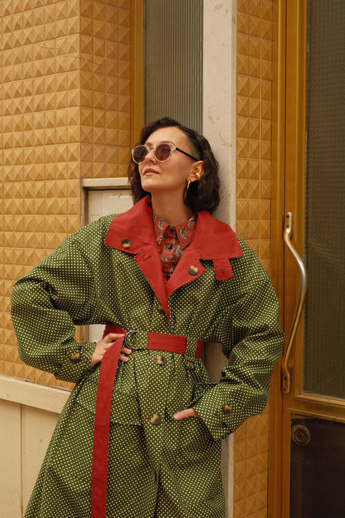 Двосторонній тренч Heritage Polka Dot