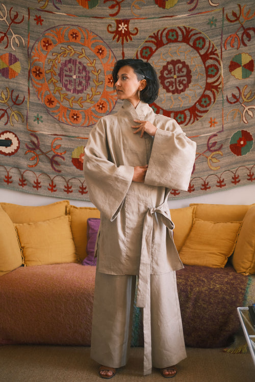 Linen Pants Quiet Fields