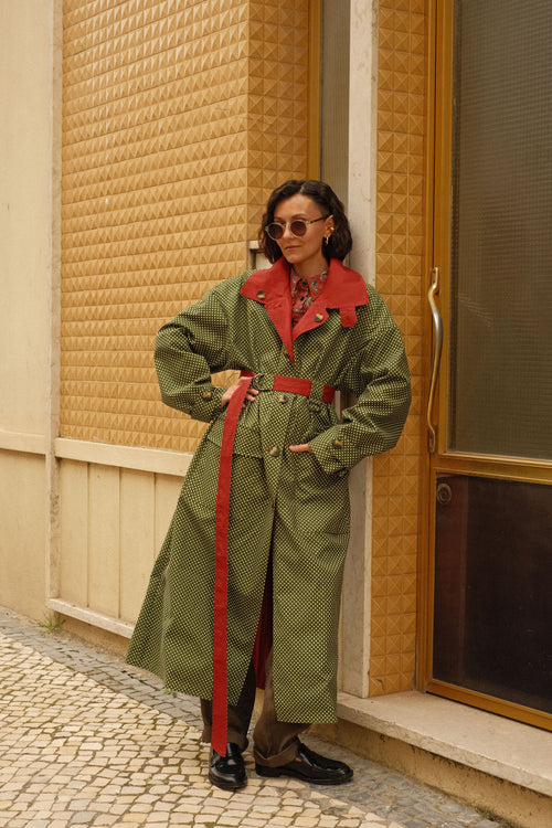 Двосторонній тренч Heritage Polka Dot