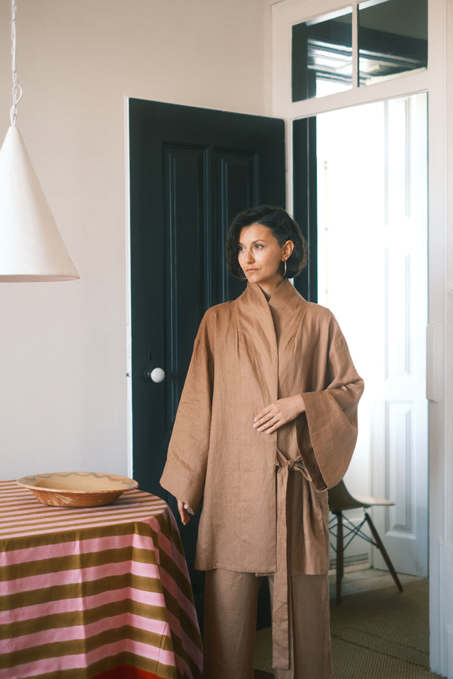 Кімоно з льону Poetry in Linen