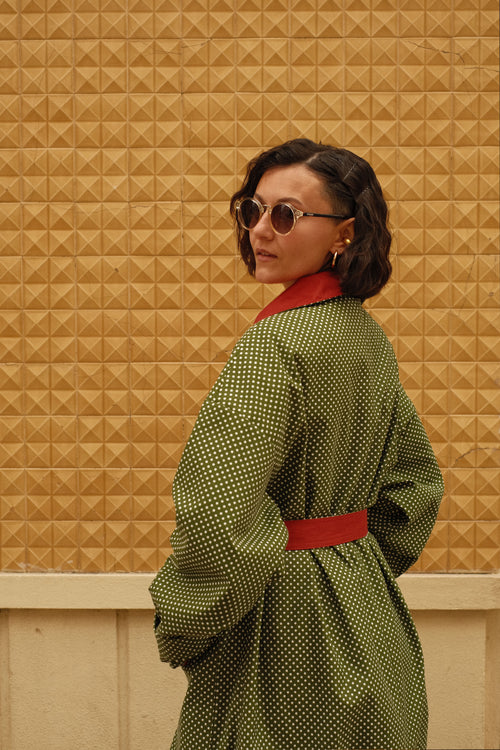 Двосторонній тренч Heritage Polka Dot