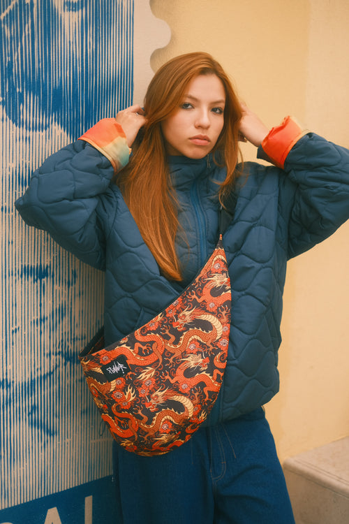 Reversible Dragon bag