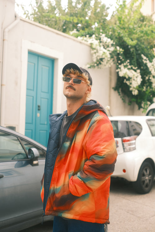 Reversible Sunset Mirage jacket
