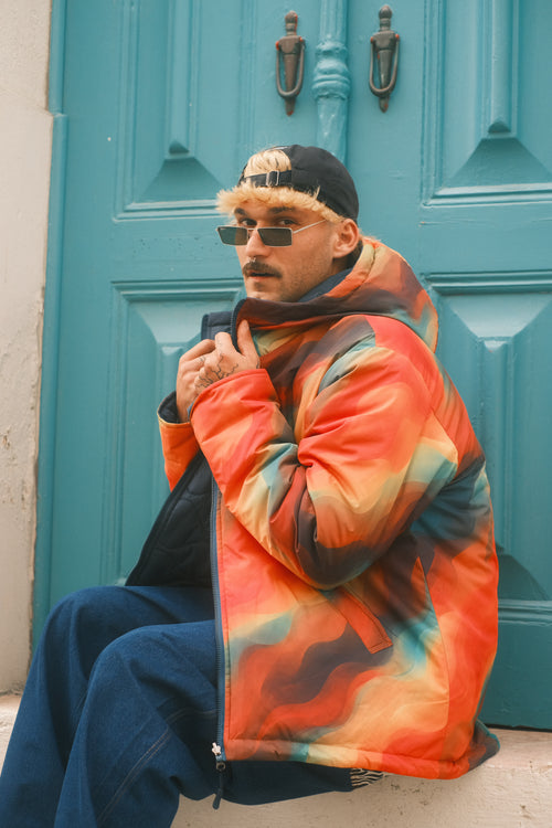 Reversible Sunset Mirage jacket