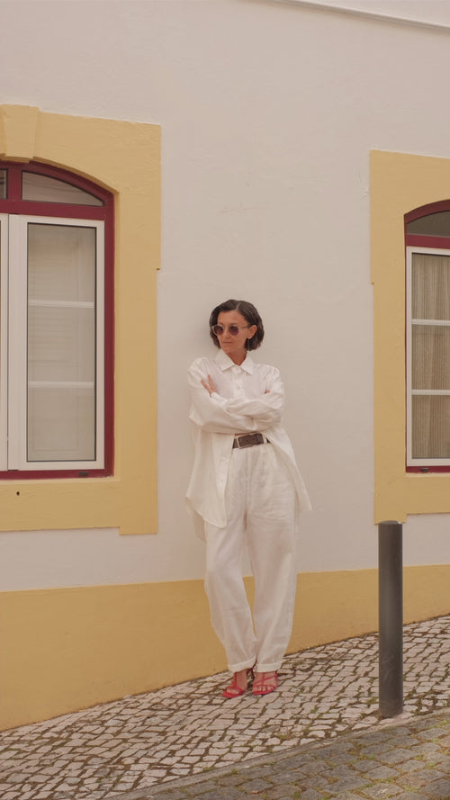 Linen shirt White