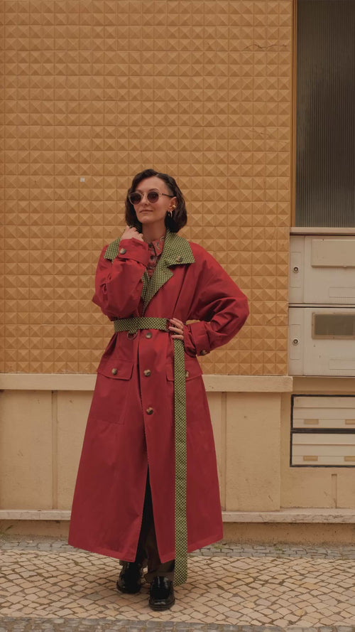 Двосторонній тренч Heritage Polka Dot